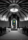 Wedding Photograph, Cupertino Church - Black & White & Color